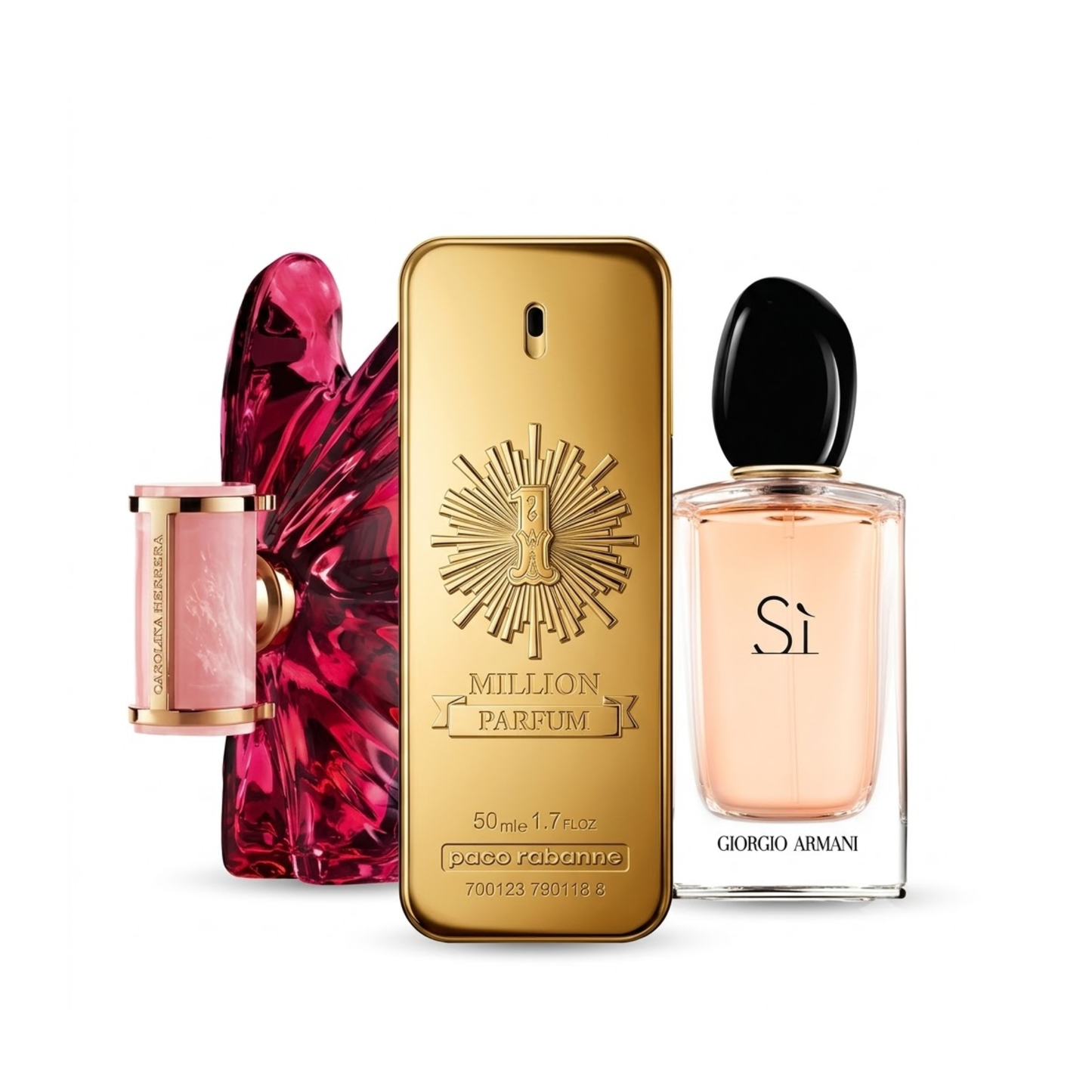 Set di 3 Profumi | Sospiro La Bomba, Armani Sì, Paco Rabanne 1 Million 100 ml