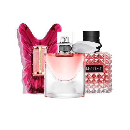 Set di 3 Profumi | CAROLINA HERRERA La Bomba, Lancôme LA VIE EST BELLE, Valentino Born In Roma Donna - 100ml