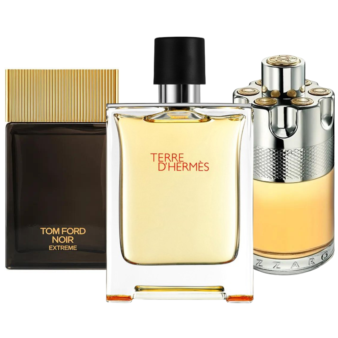 Set di 3 Profumi | Terre de’Hermes, Azzaro Wanted, Tom Ford Noir Extreme 100 ml