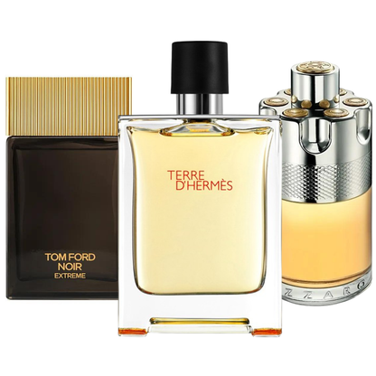 Set di 3 Profumi | Terre de’Hermes, Azzaro Wanted, Tom Ford Noir Extreme 100 ml