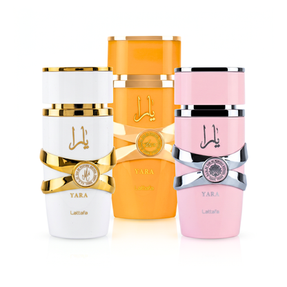 Set di 3 Profumi | Yara (Rosa) + Yara Tous + Yara Moi 100 ml